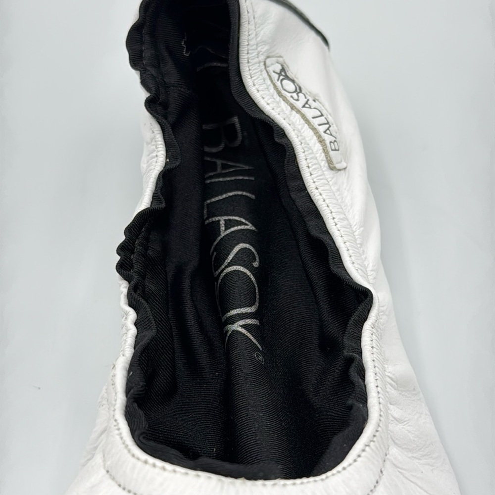 Ballasox womens black and white ballet classic travel flats size US 11. - Picture 7 of 8